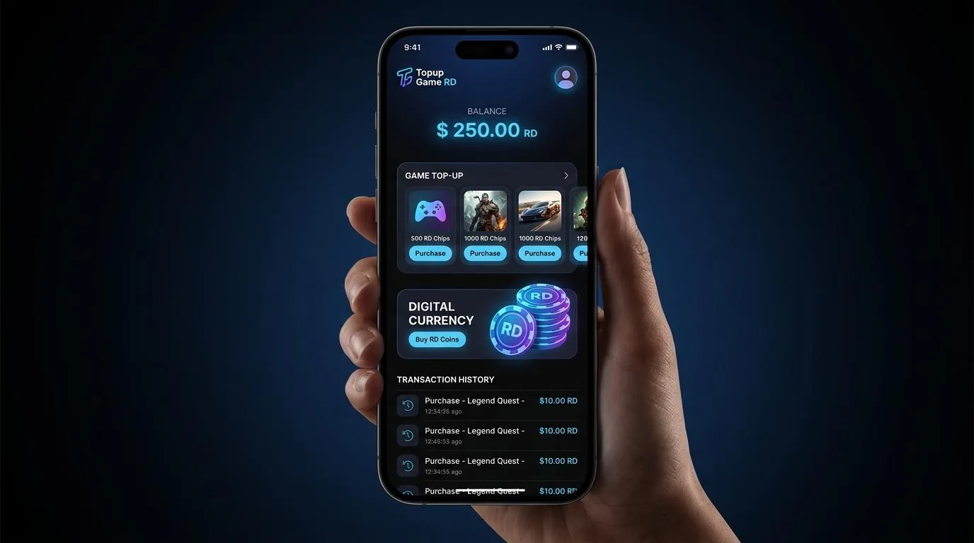 Top Up RD Official Plus — top up Royal Dream chip gold RD instan