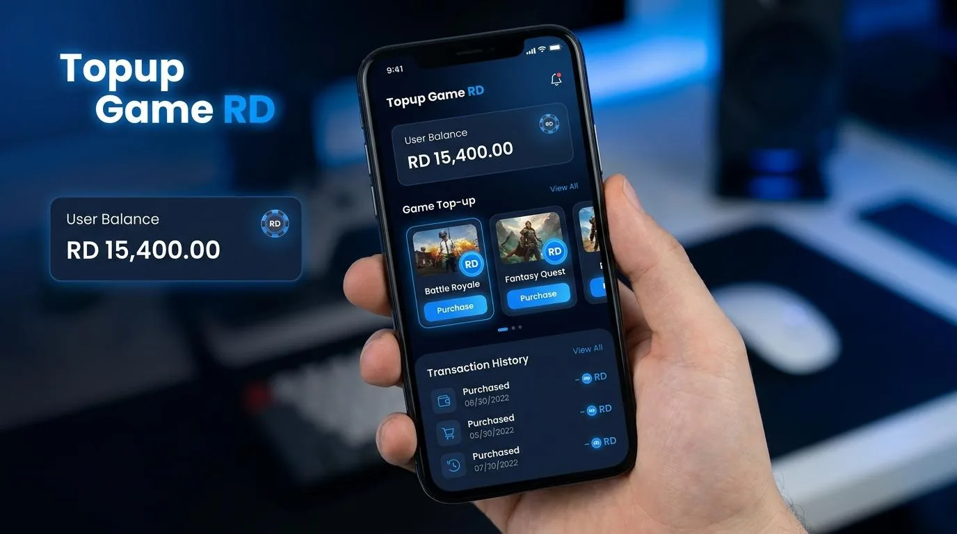 Pemain Royal Dream topup via QRIS di Top Up RD Official Plus